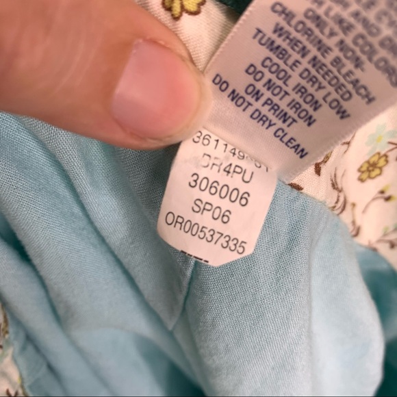 Old Navy Floral Tie Striped Layered Mini Skirt - Picture 5 of 15